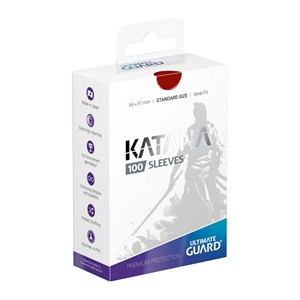 Ultimate Guard Katana Sleeves Standard Size Red (100)